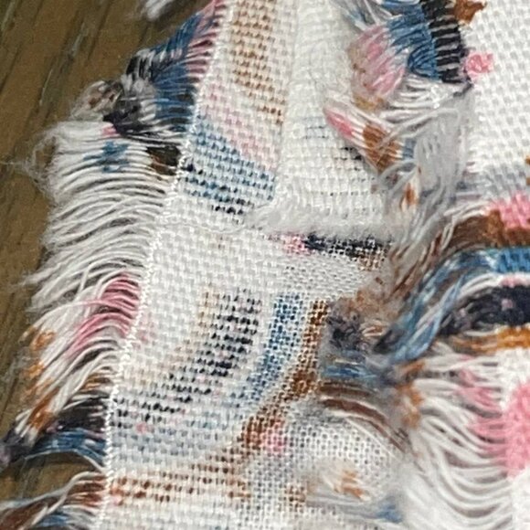 cotton fabric with rainbows hearts dots 42" x 72" 2 yards - Picture 2 of 8